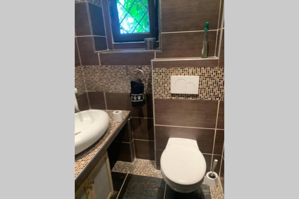 Gartenwohnung 5 Min. Zur Stadt Hagenau Luaran gambar